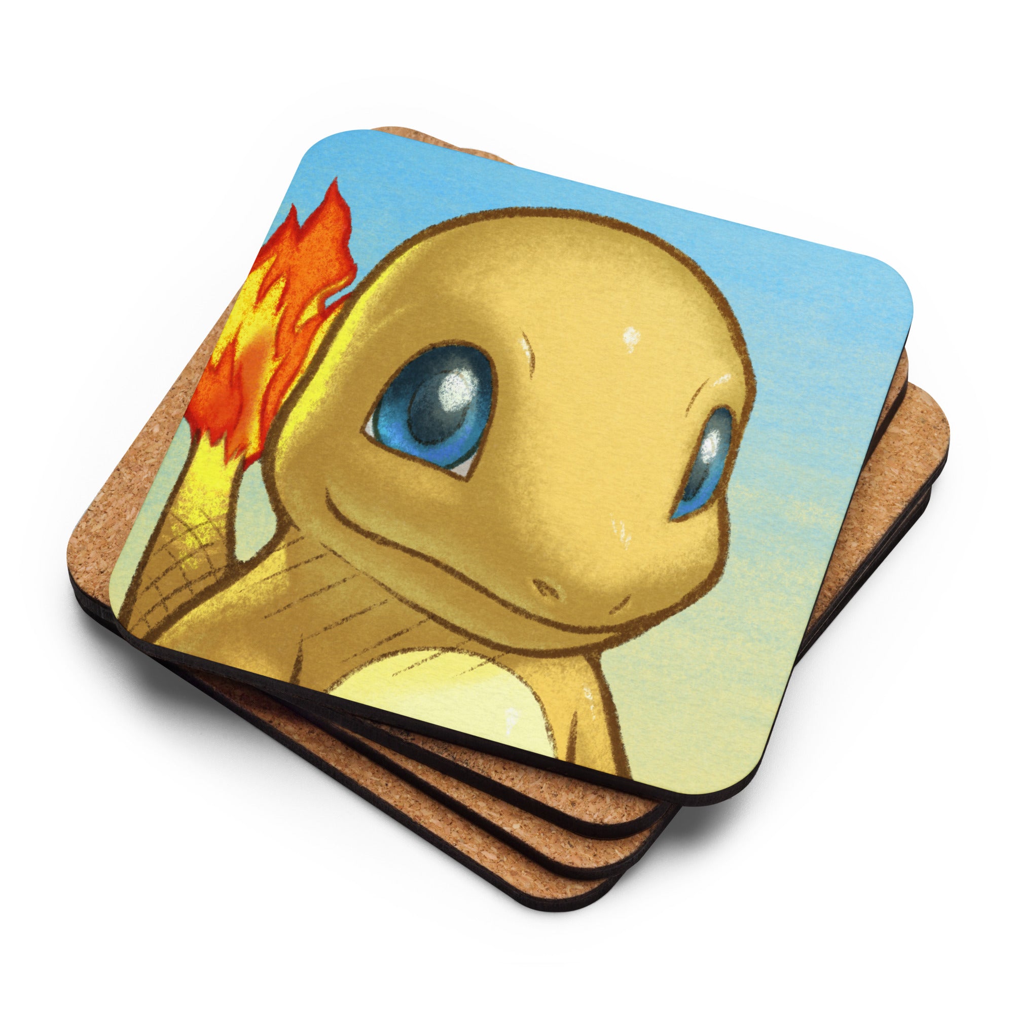 PMD Neutral pfp Cork-back Coasters