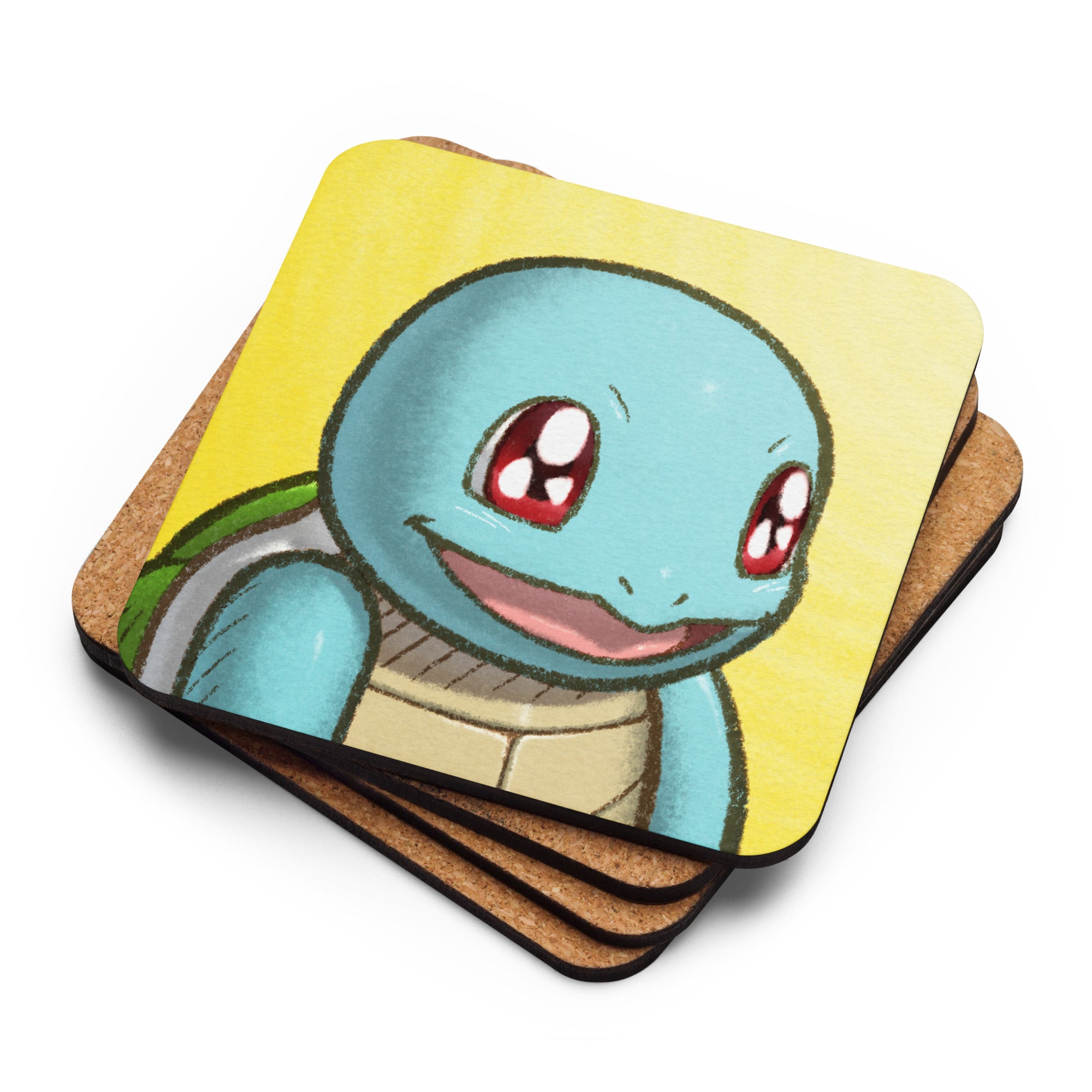 PMD Amazed pfp Cork-back Coasters
