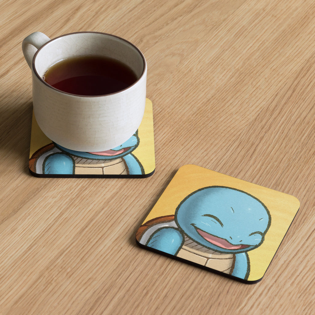 PMD Happy pfp Cork-back Coasters