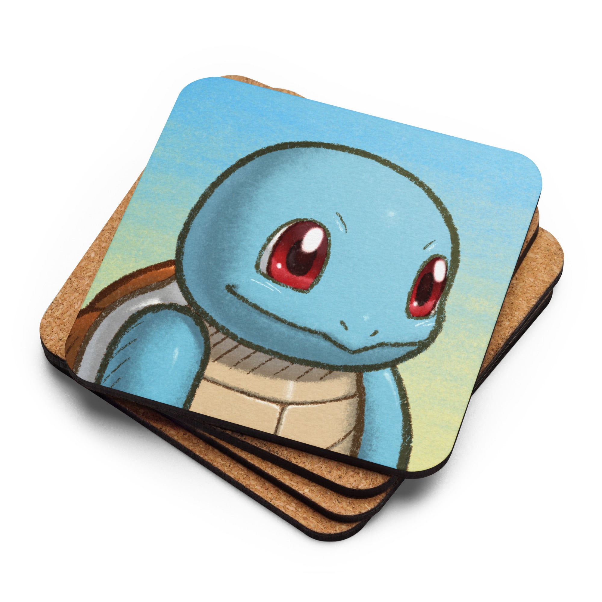 PMD Neutral pfp Cork-back Coasters