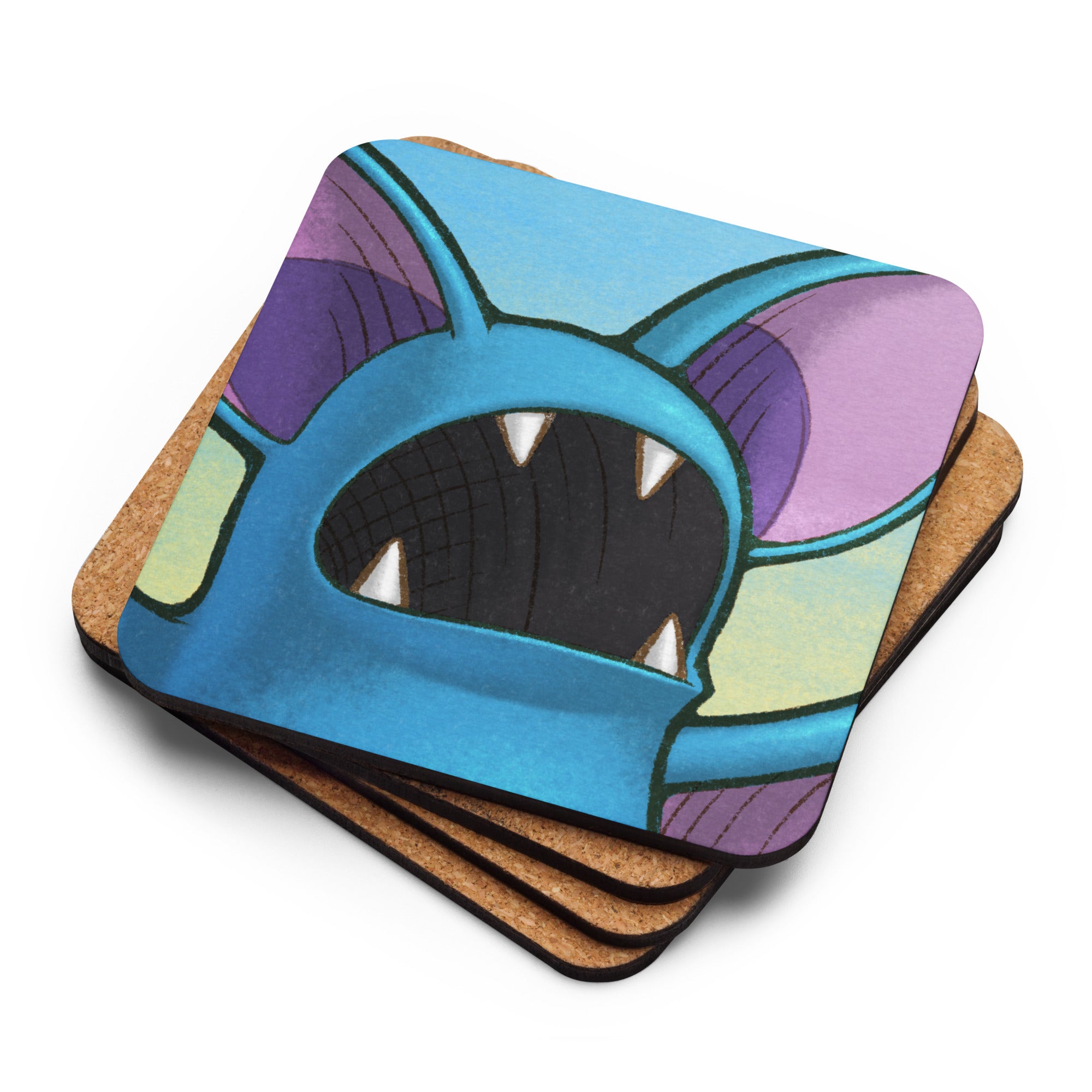 PMD Neutral pfp Cork-back Coasters