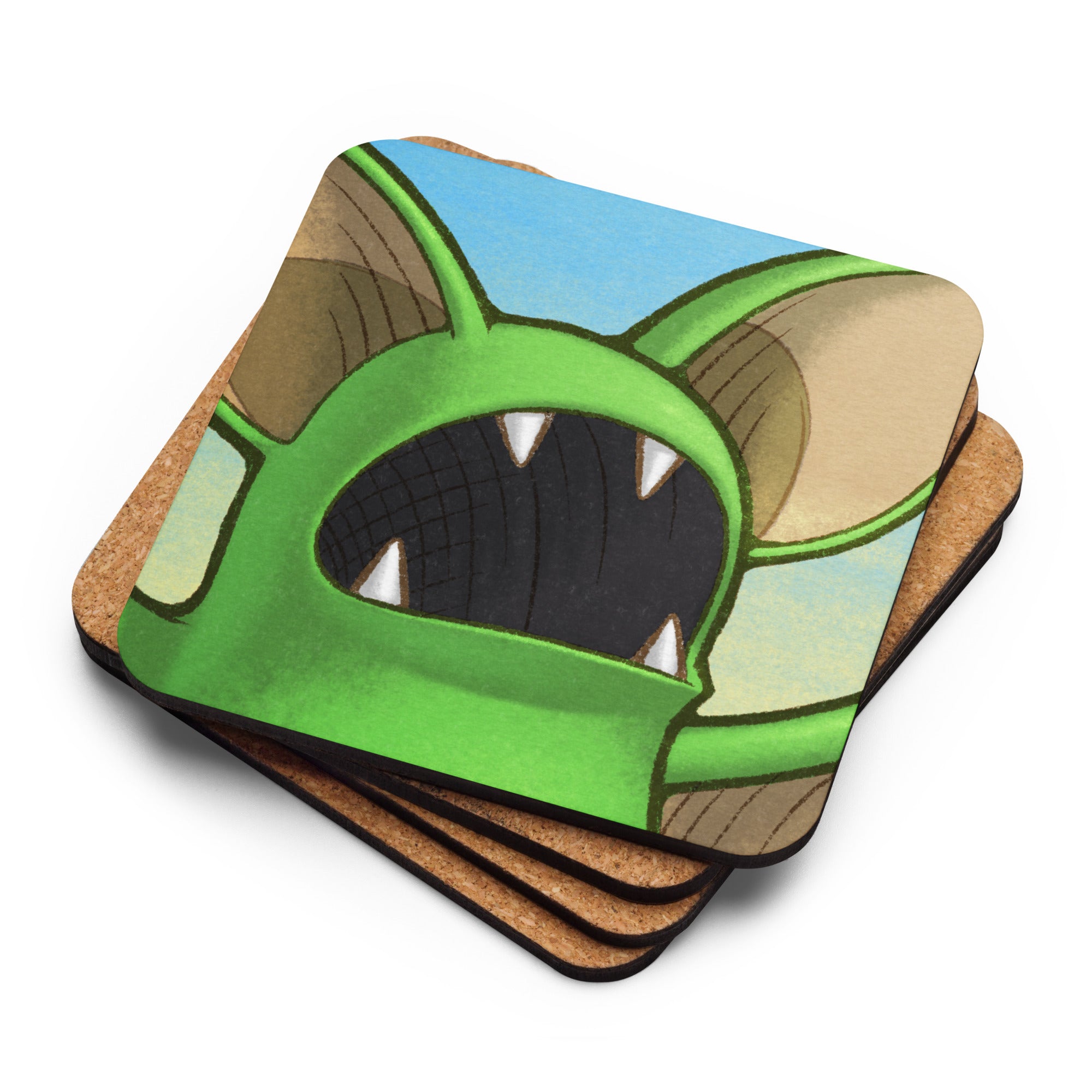 PMD Neutral pfp Cork-back Coasters