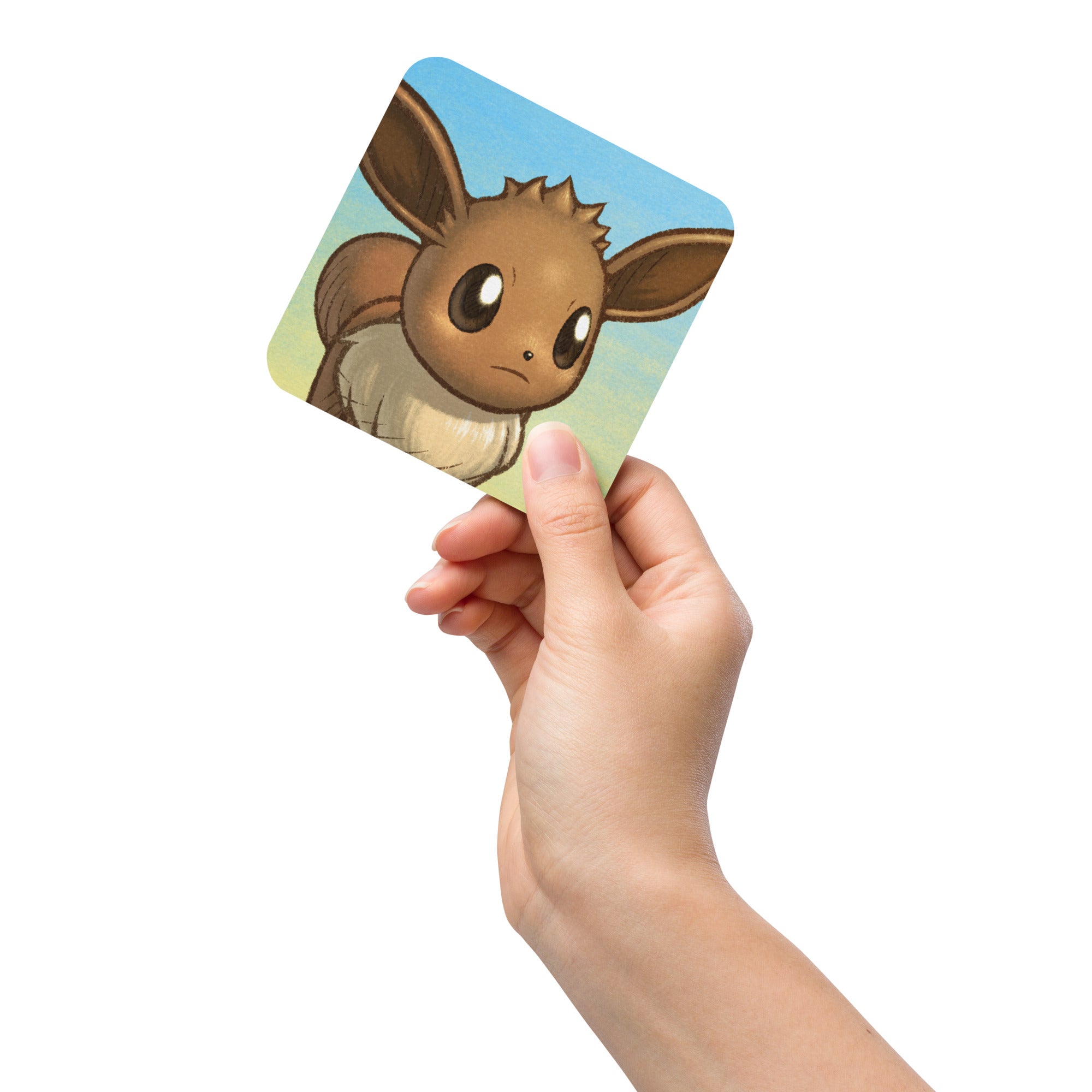 PMD Frowning pfp Cork-back Coasters