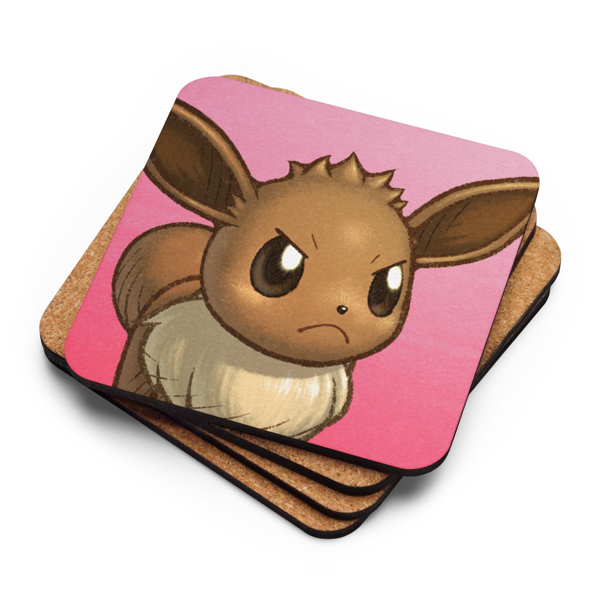 PMD Mad pfp Cork-back Coasters