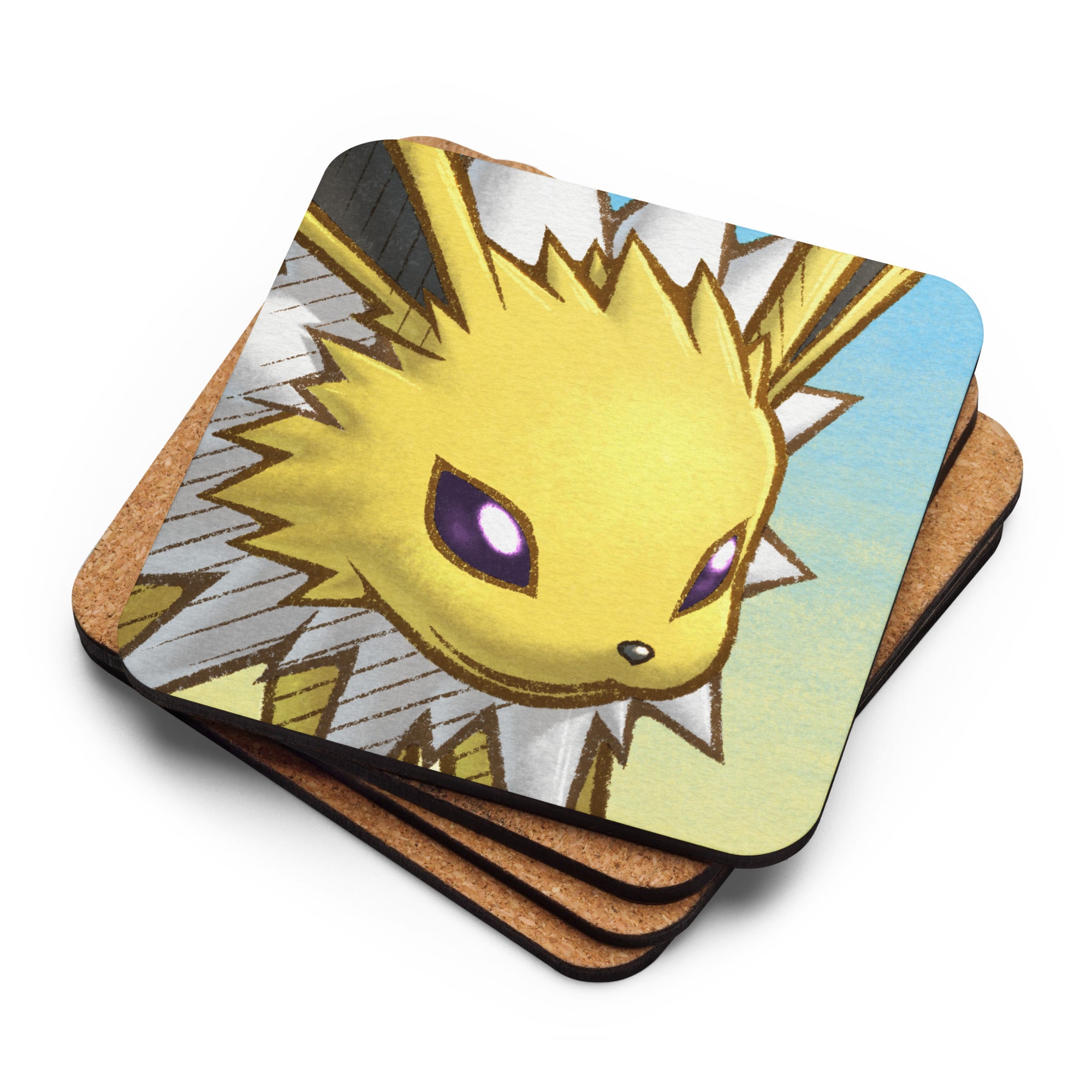 PMD Neutral pfp Cork-back Coasters