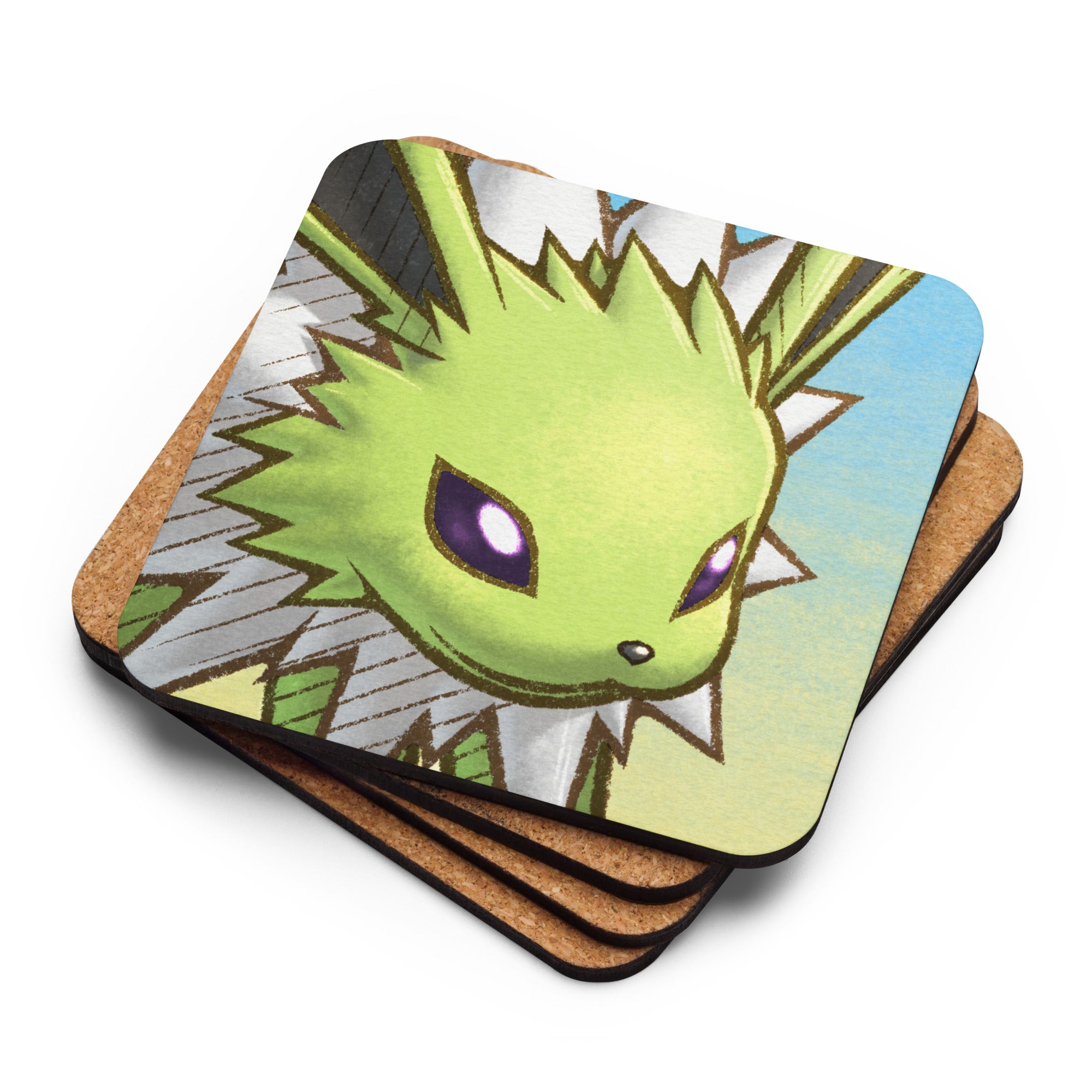 PMD Neutral pfp Cork-back Coasters