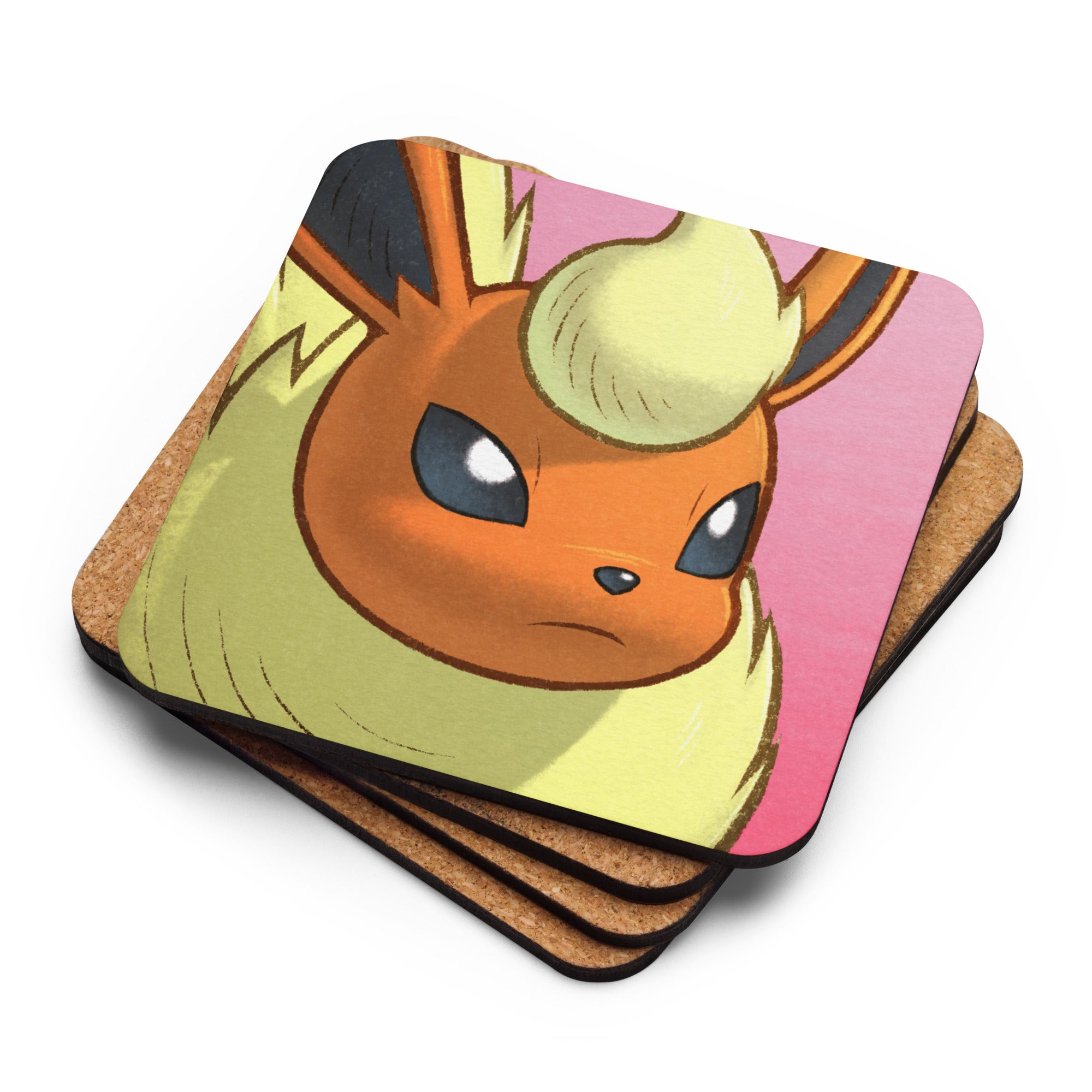 PMD Mad pfp Cork-back Coasters