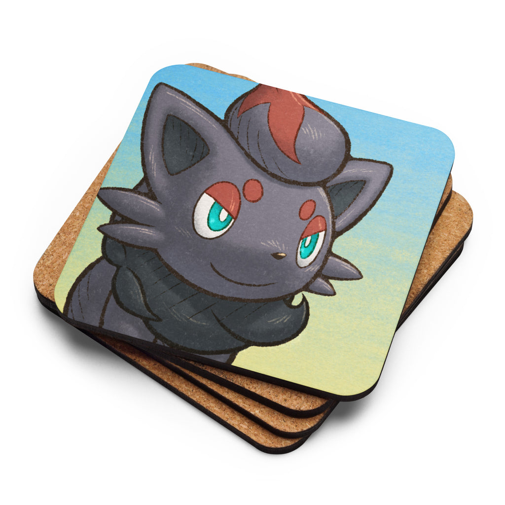 PMD Neutral pfp Cork-back Coasters