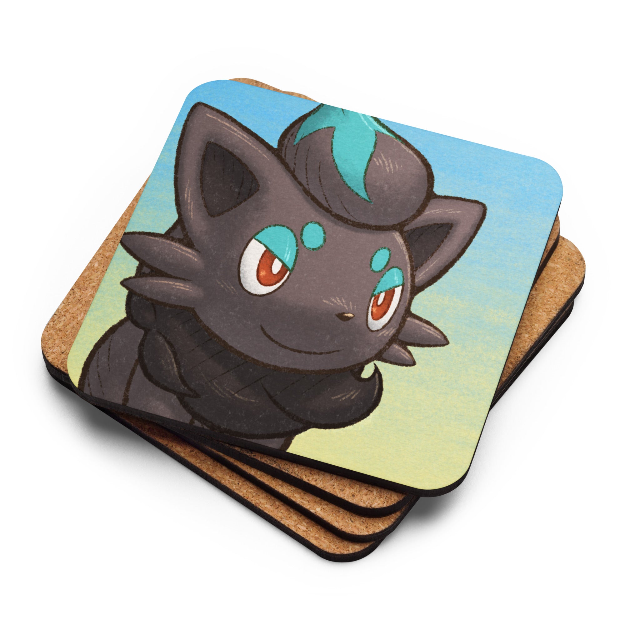 PMD Neutral pfp Cork-back Coasters