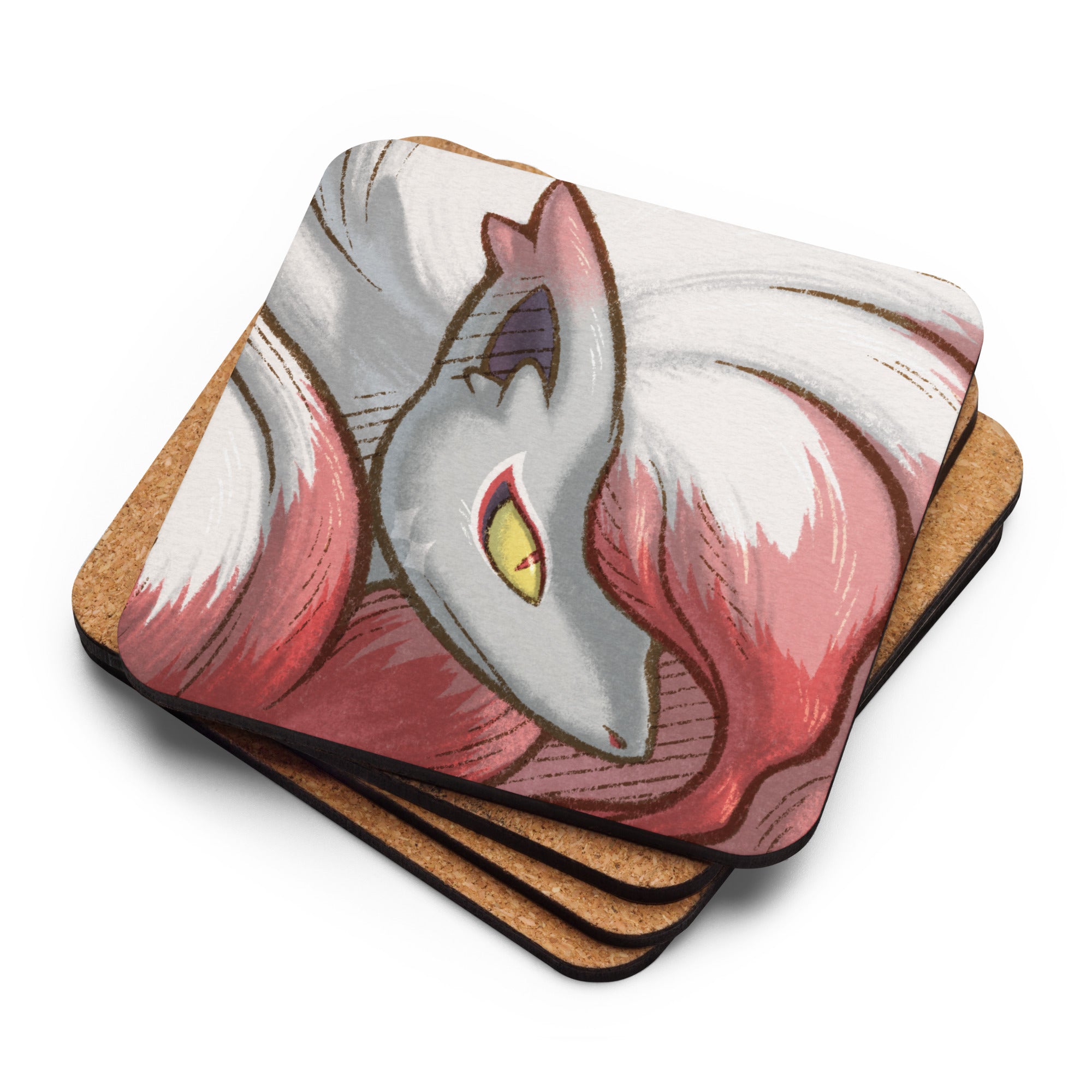 PMD Neutral pfp Cork-back Coasters