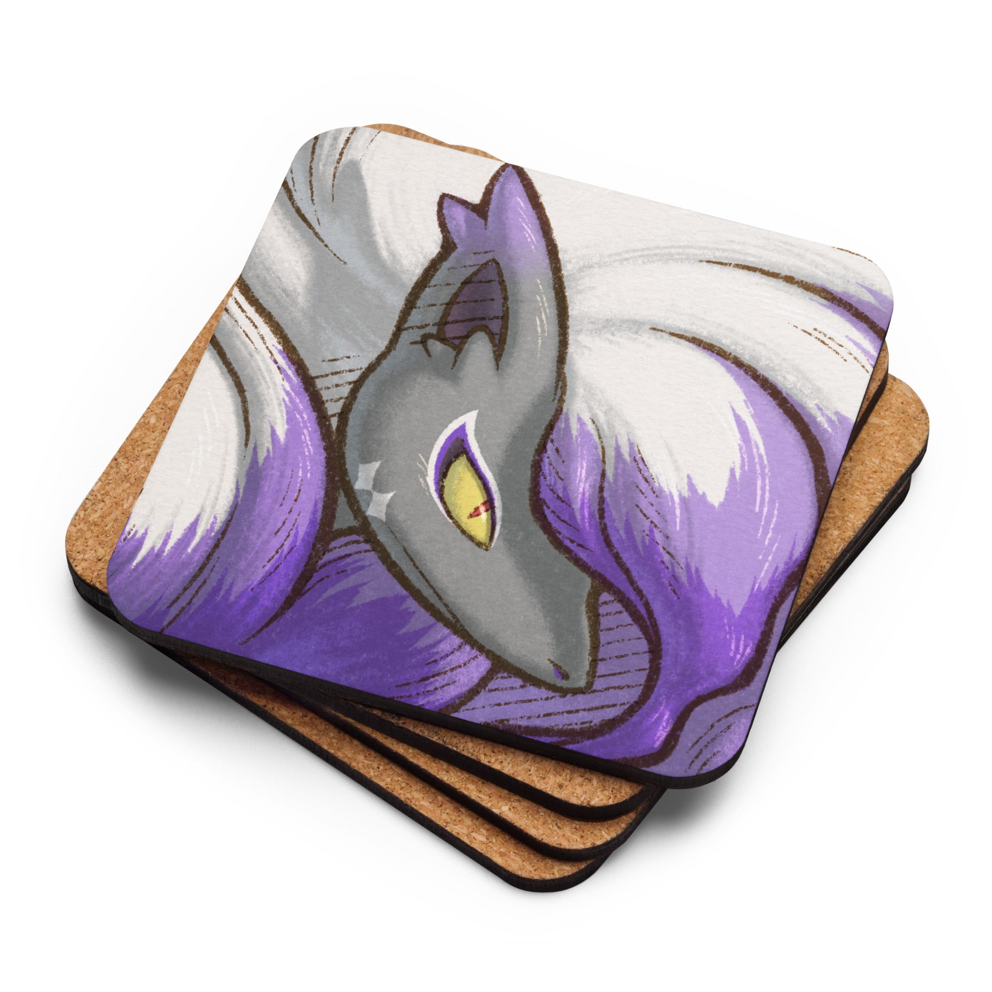 PMD Neutral pfp Cork-back Coasters