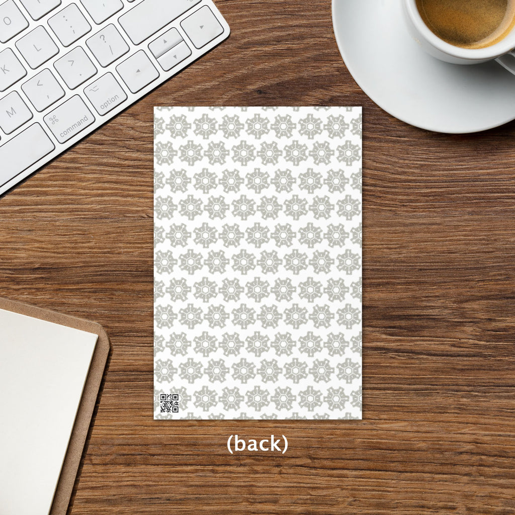 Great Ghost 4"x6" Greeting Card