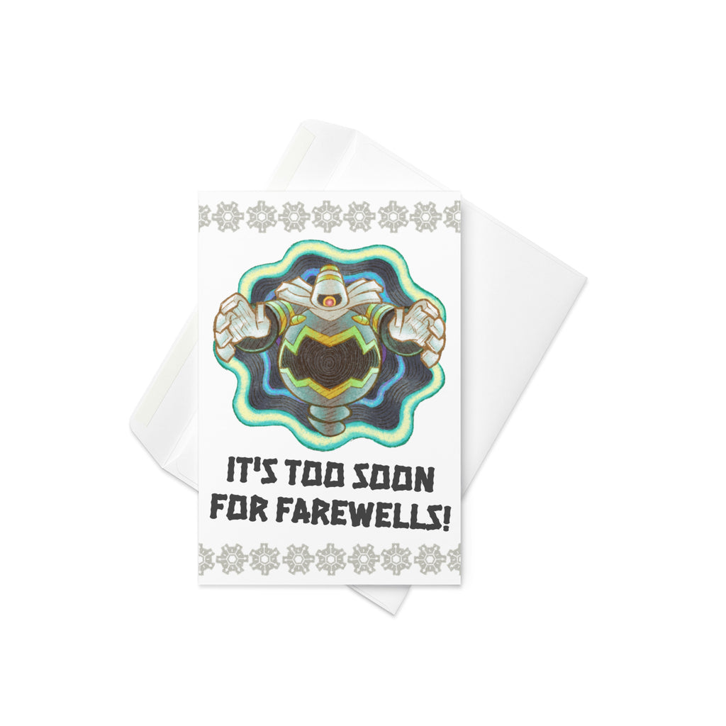 Great Ghost 4"x6" Greeting Card