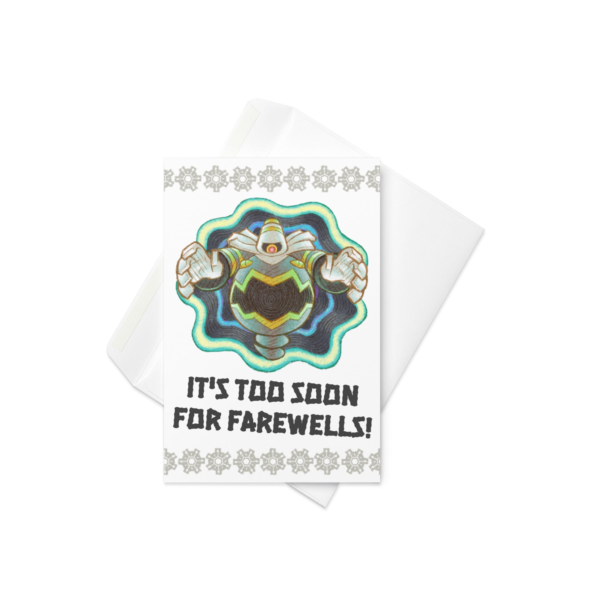 Great Ghost 4"x6" Greeting Card