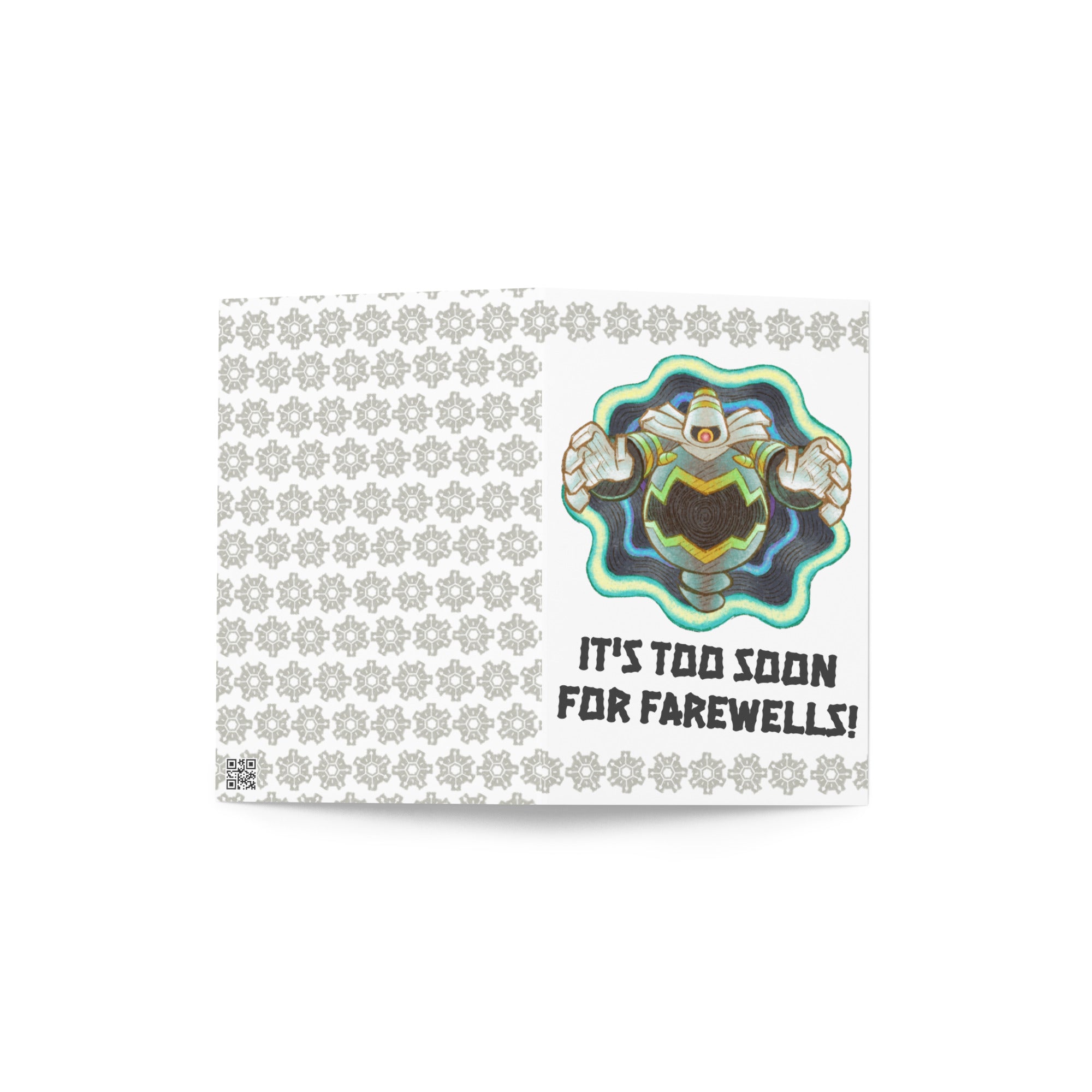 Great Ghost 4"x6" Greeting Card