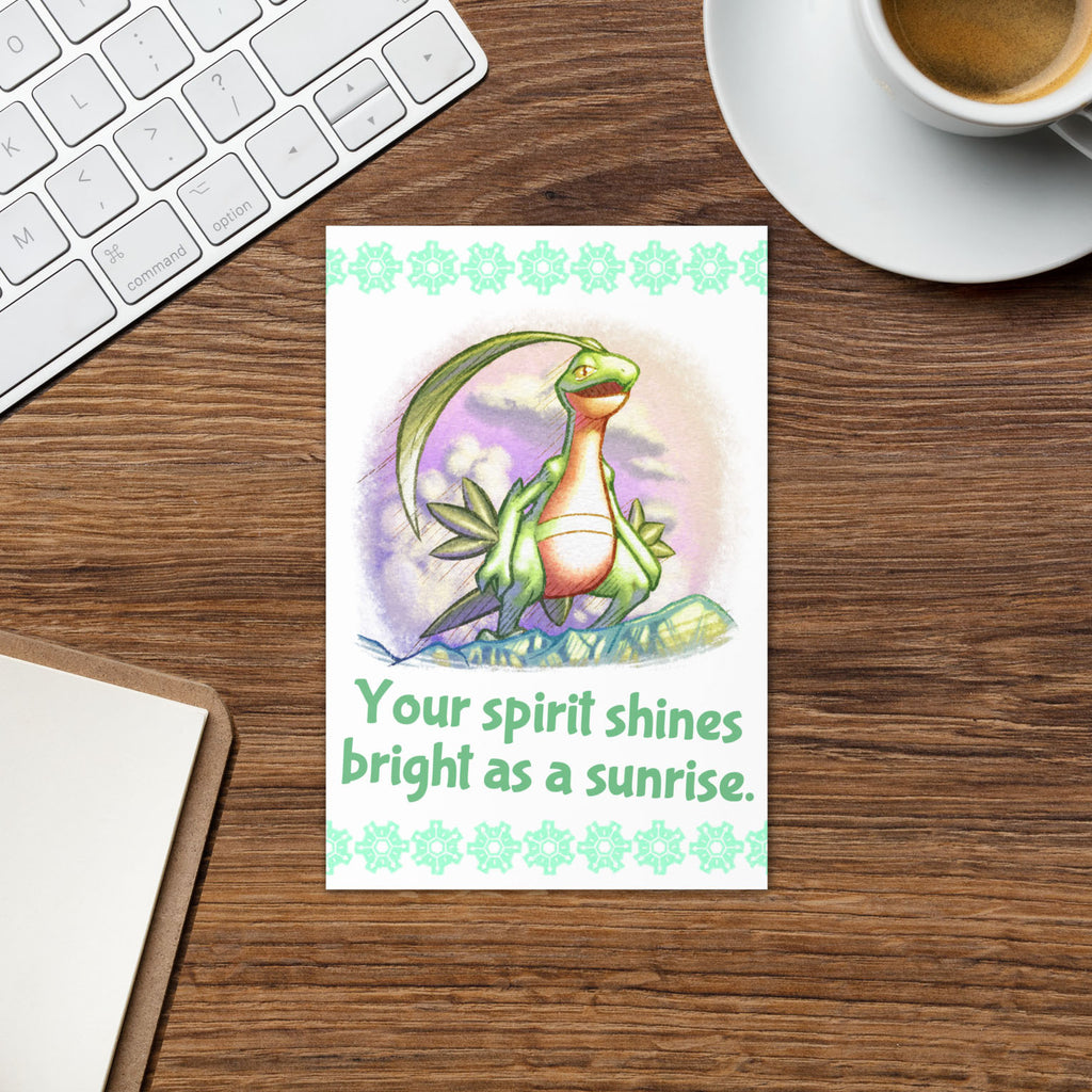 Time Thief 4"x6" Greeting Card