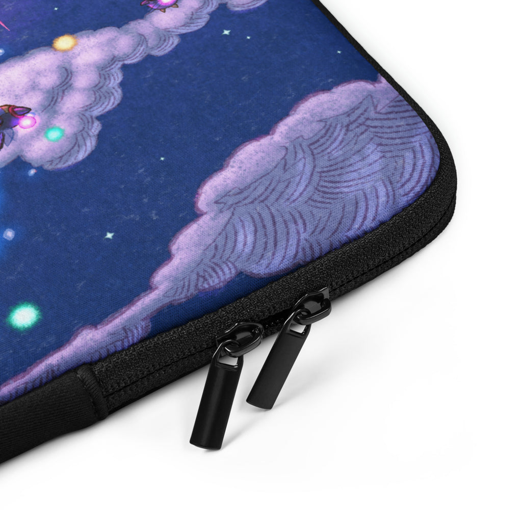 Fogbound Lake Geyser Laptop Sleeve