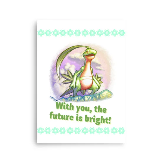 Time Thief 5"x7" Matte Greeting Card