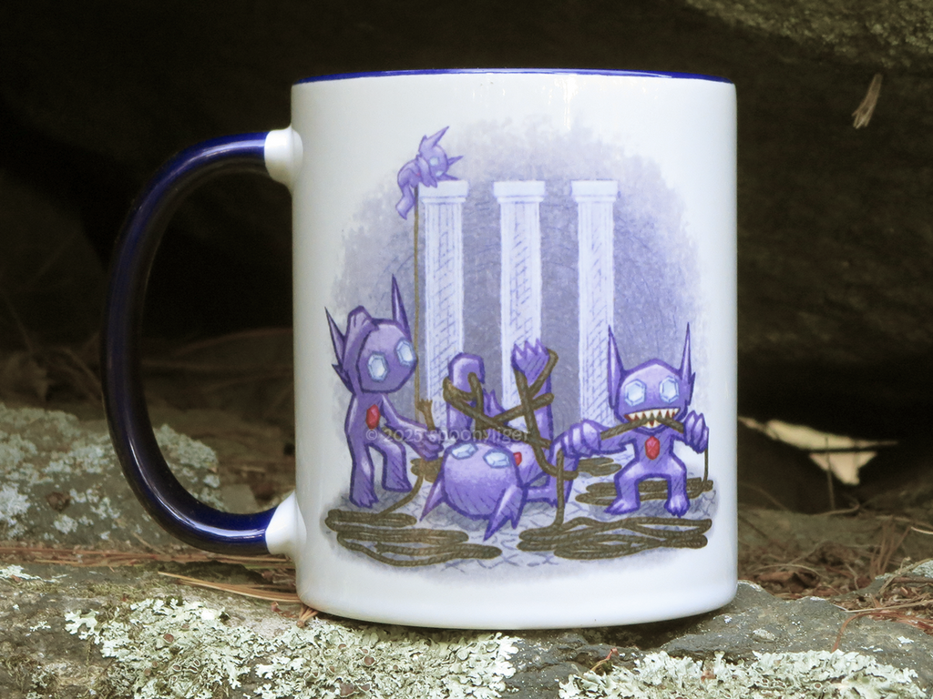 Great Ghost - Dark Blue 11oz Coffee Mug