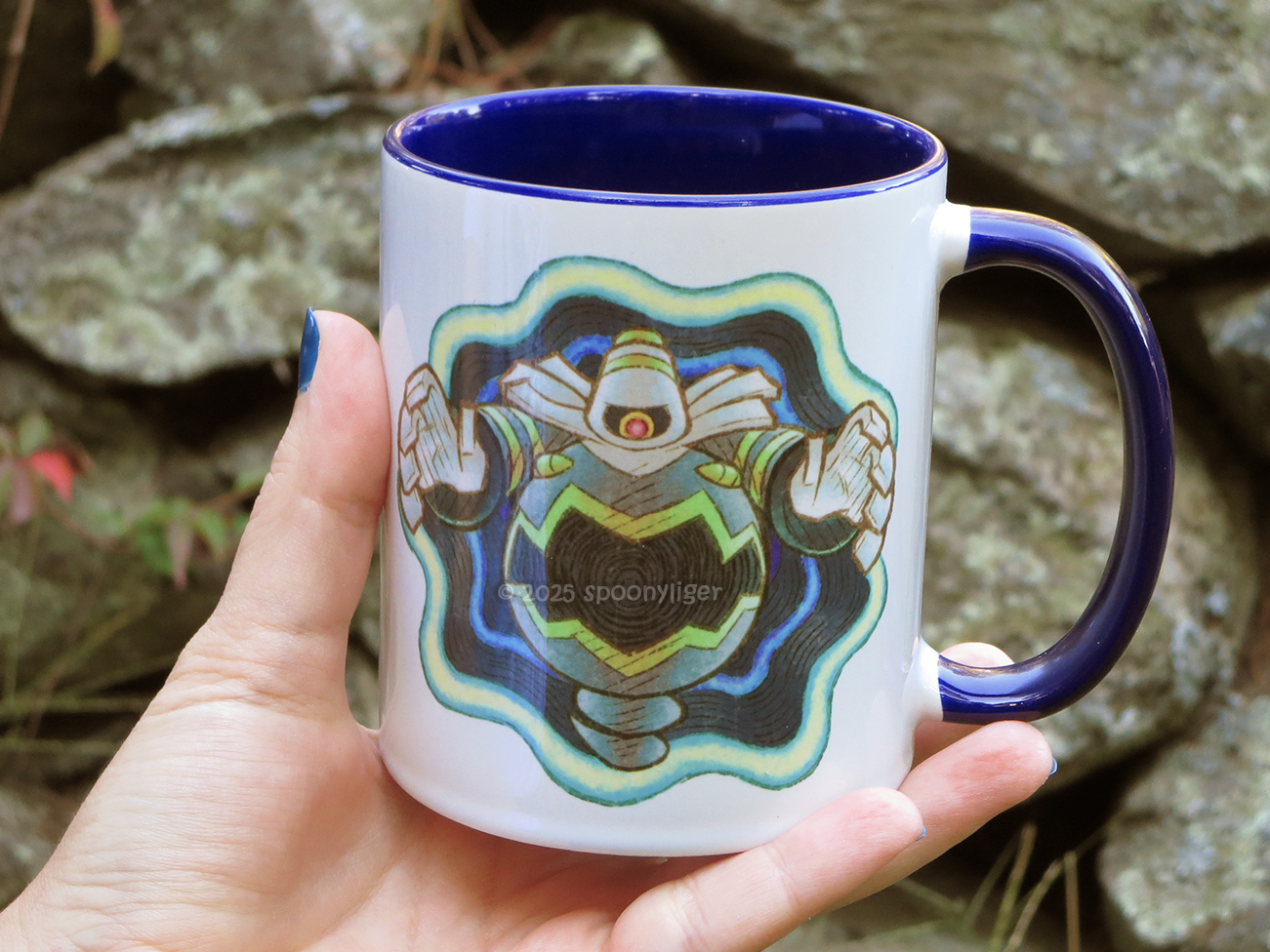 Great Ghost - Dark Blue 11oz Coffee Mug