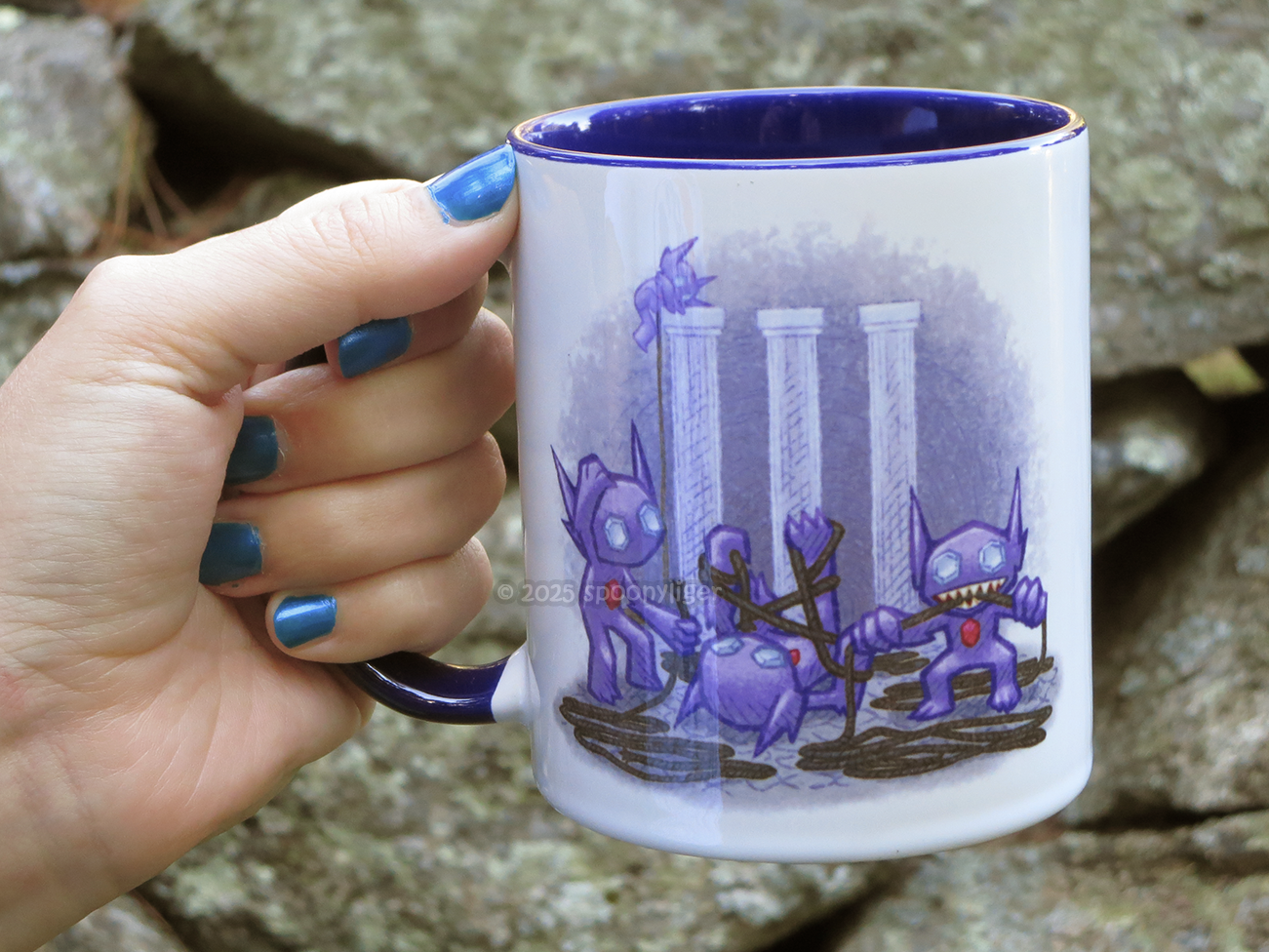 Great Ghost - Dark Blue 11oz Coffee Mug