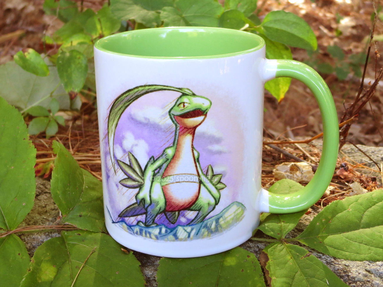 Time Thief - Green 11oz Coffee Mug