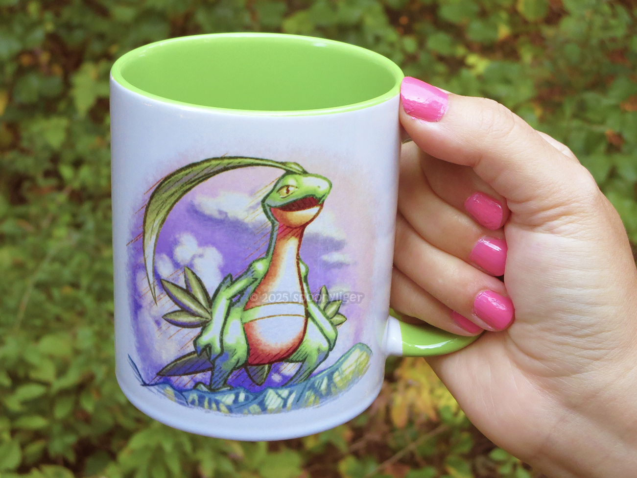 Time Thief - Green 11oz Coffee Mug