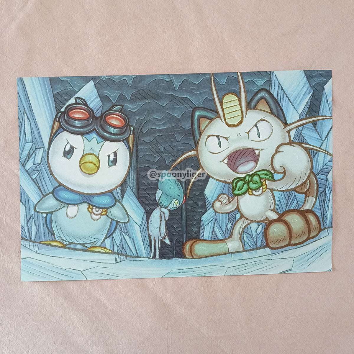 PMD2 Crystal Cave Showdown 11" x 17" Art Poster