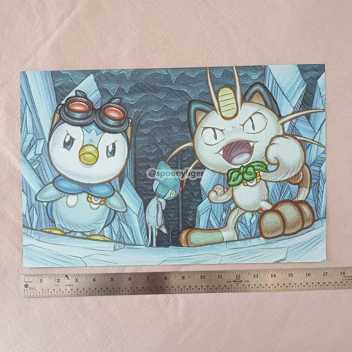 PMD2 Crystal Cave Showdown 11" x 17" Art Poster