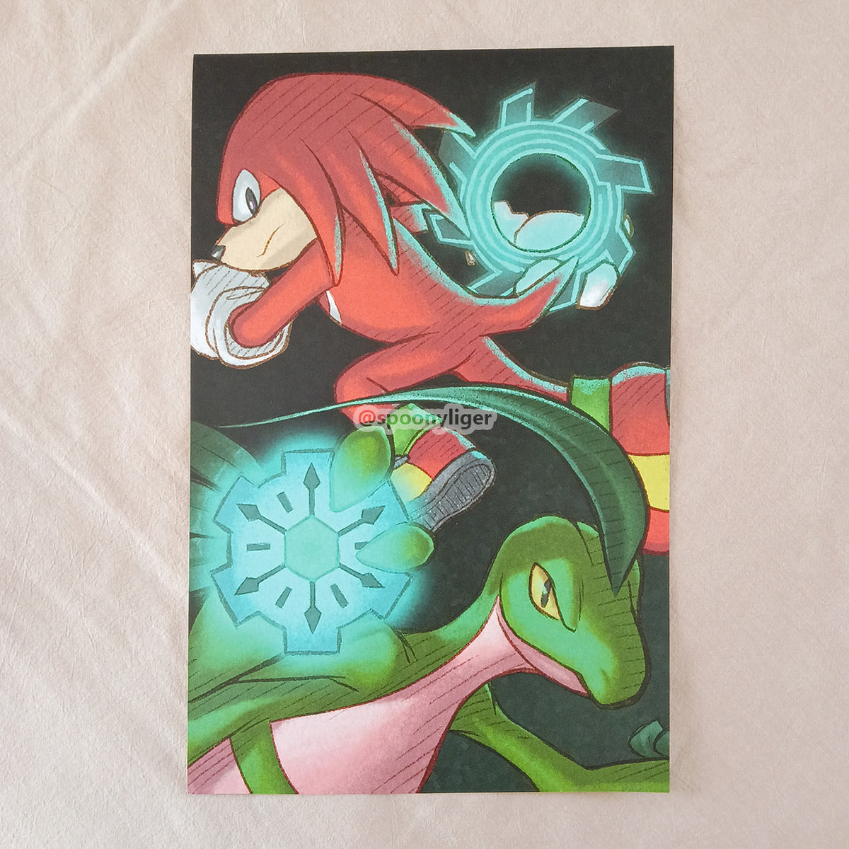 PMD2 Echidna and Lizard Gears 11" x 17" Art Poster