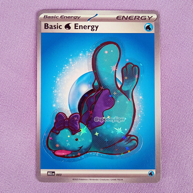 Giant Blue Salamander 2.25" Clear Holographic Sticker